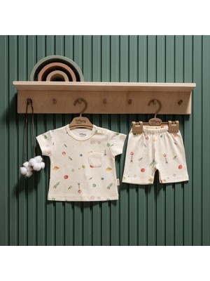 Tiffany Baby Organic Space Theme Şortlu Takım 44104