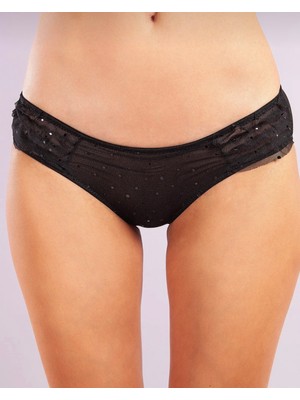 Golshan Tüllü Puantiyeli Slip