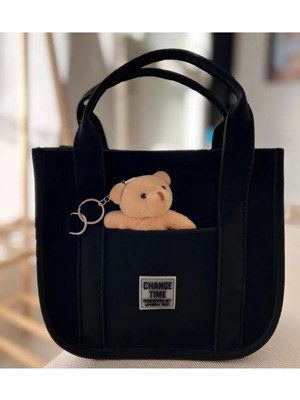 Kadın Ayıcık Detaylı Suya Dayanıklı Kol ve Omuz Çantası