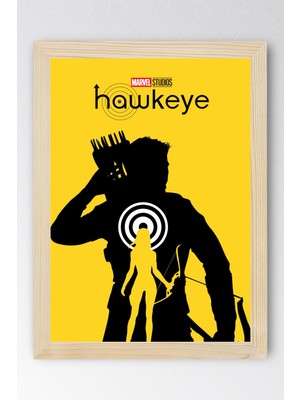 Hawkeye Çerçeveli Tablo - Marvel Dizi Posteri Tablo