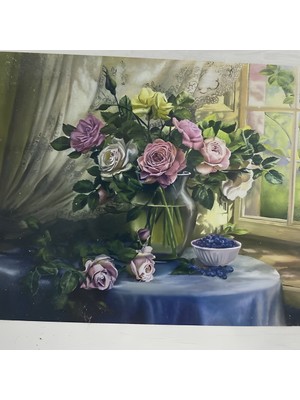 5d Yapışan Boncuk Goblen 30 x 40 cm Mozaik Tablo Pano 60360