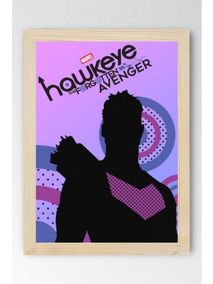 Hawkeye Çerçeveli Tablo - Marvel Dizi Posteri Tablo