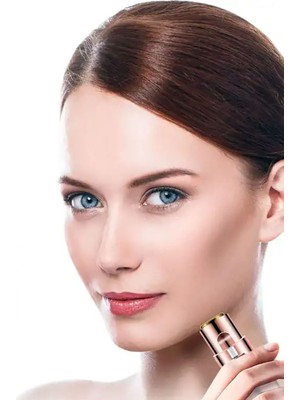 Techno Station Flvls Taşınabilir Pilli Epilatör Cihazı Ruj Görünümlü Beyaz Plastik Koltukaltı Bikini Vücut