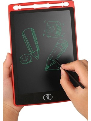 Dijital Kalemli Çizim Yazı Tahtası Not Yazma Eğitim Tableti Writing Tablet Siyah LCD 8.5 Inç