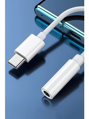 Techno Station Type C To Aux Dönüştürücü Kablo Beyaz SW-T35