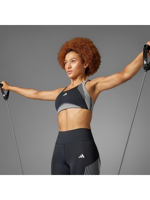 Adidas Performance JI8011 PrimeLiftimpact Luxe Training Medium-Support Pro Series Sporcu Sütyeni