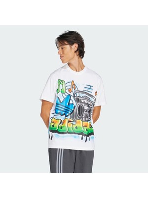 adidas Erkek Q12 TS STREET A  T-shirt JD0676