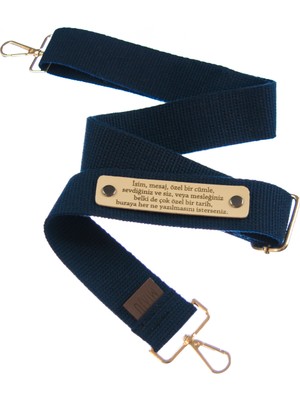 Lacivert Renk, Dağıtımcılara Özel Şık ve Sağlam Çanta 120 cm Omuz Askısı, Kişiye Özel Detaylı