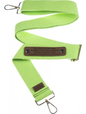 Neon Yeşil Renk, Kişisel Stiliniz Için Şık ve Fonksiyonel, 120 cm Çanta Omuz Askısı, Ayarlanabilir