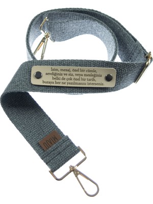 Gri Renk, Kişiye Özel Şık Tasarımlı Laptop Çantaları Için, 120 cm Unutulmaz Hediye Omuz Askısı