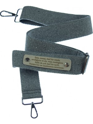 Gri Renk, Unisex Bilgisayar Teknisyenleri Için Kişiselleştirilebilir Çanta Kayışı, 160 cm Size Özel