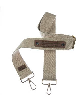 Sütlü Kahve Renk, Adınıza Özel Emlak Danışmanları Için Kişiselleştirilebilir, Çanta  Askısı 160 cm