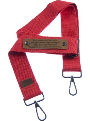 Kırmızı Renk, Oyun Tasarımcıları Için Hediye Seçeneği, Kişiye Özel Çanta Kayışı Tasarımı, 180 cm