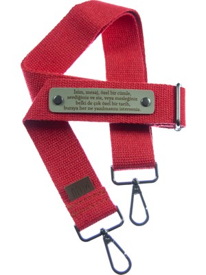 Kırmızı Renk, Kişiye Özel Çevre Bilimcileri Için Fonksiyonel 200 cm Çanta Askısı, Tasarım Hediye