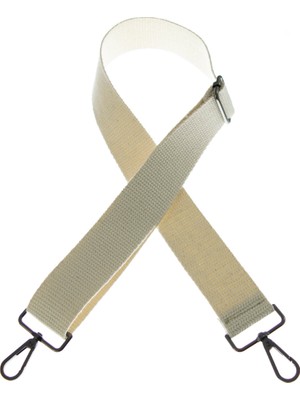 Miawiki Krem Renk, 145 cm Uzunlukta, Siyah Metal Aksesuarlı, Omuz Askısı, Çantalar Için Taşıma Kayışı