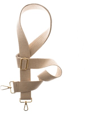 Miawiki Sütlü Kahve Renk, 185 cm Uzunlukta, Altın Metal Aksesuarlı, Omuz Askısı, Yeni Trend Farklı Renkler