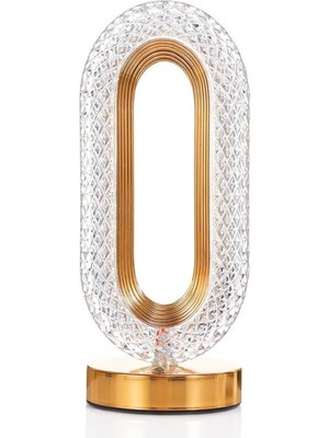 OBRAX Şarjlı Gece Lambası Kristal Gece Lambası Dokunmatik Gece Lambası Romantik Gece Lambası