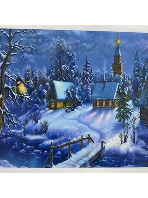 5d Yapışan Boncuk Goblen 30 x 40 cm Mozaik Tablo Pano 60325