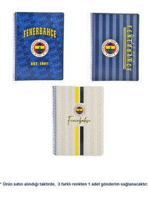 Fenerbahçe Defter Spırallı Karton Kap