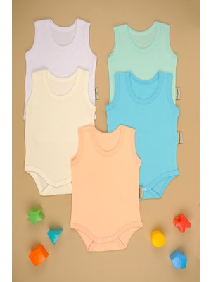 5'li Pamuklu Atlet Çıtçıt Body Zıbın