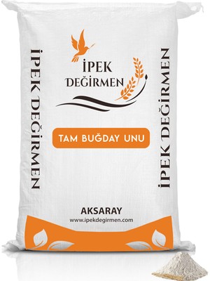 İpek Değirmen Tam Buğday Unu Yarı Kepekli Böreklik Ekmeklik Un 3 kg