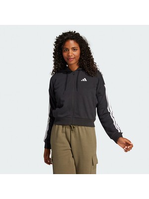 Adidas Sportswear JE0052 Essentials 3-Stripes French Terry Full-Zip Hoodie