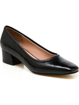 Kadın Topuklu/ Stiletto MAR-25Y-133-780 John May Siyah Yılan