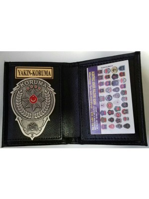 Aldatmaz Yakın Koruma Rozetli Cüzdan Satınal.sadece Yakın Koruma Pers Satın Alabılır.sıvıle Satılmaz.