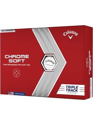 Callaway Bl Cg Chrome Soft 22 Trpl Trk 12B Pk Golf Topu - 3lü