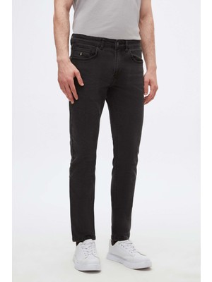 Twn Super Slim Fit Gri Denim Pantolon 3ECJ356800182