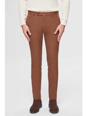 Twn Camel Gabardin Kumaş Pantolon 3EF03HC083451