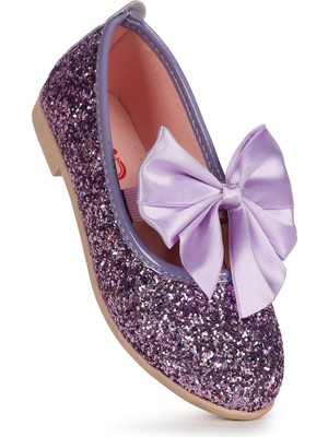 Kiko Kids Tari Fiyonk Lastikli Kız Çocuk Babet Ayakkabı