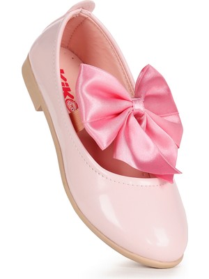 Kiko Kids Tari Fiyonk Lastikli Kız Çocuk Babet Ayakkabı