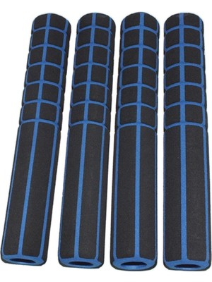 Muhtelif Bisiklet Gidon Elcik Sünger 4'lü Mavi - Siyah