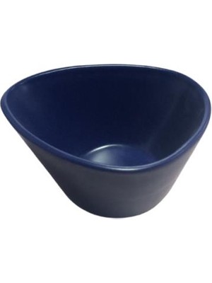 Keramika Miska Çerezlik 12 cm Mat Kobalt