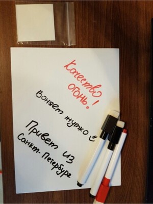 Yazı Tahtası 25CM x 35CM Mıknatıslı Haftalık Magnet Planlayıcı Katlanabilir Silinebilir + 2 Kalem