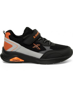 Kinetix Siyah Erkek Çocuk Spor Ayakkabı Stark J F 5fx Nefes Alabilir Yapı ile Koşu ve Yürüyüş İçin İdeal