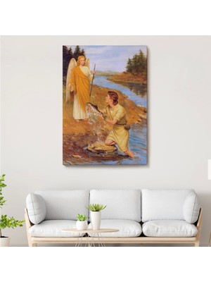 Marsilyan- Başmelek Aziz Raphael Duvar TABLOSU-6360