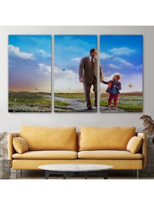 Marsilyan- Çocuk Bayramı Temalı Mustafa Kemal Atatürk ve Çocuklar Dekoratiftablo(Tek Parça)-Df-84