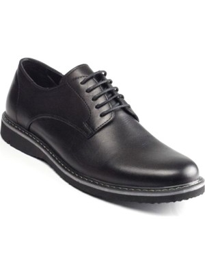 Komcero 7416  Soft Deri Bağlı Klasik Casual Erkek Ayakkabı