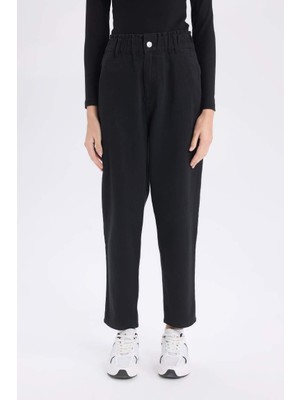 Defacto Kadın Kanvas Pantolon S2790AZ/BK81 Black
