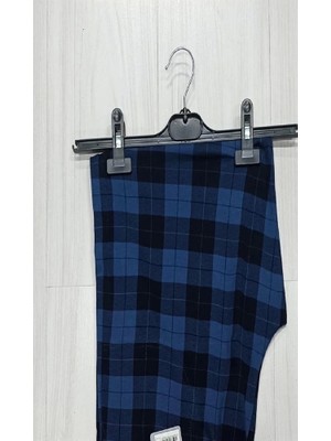 Tek Alt Kareli Desen Pantalon Kly 306