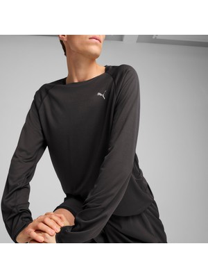 Puma Velocıty Uzun Kollu Koşu Üstü Erkekler için Ergonomik Kesim ve Nefes Alabilir Kumaş