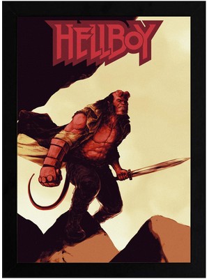 Hellboy Çerçeveli Tablo - Film Posteri Tablo