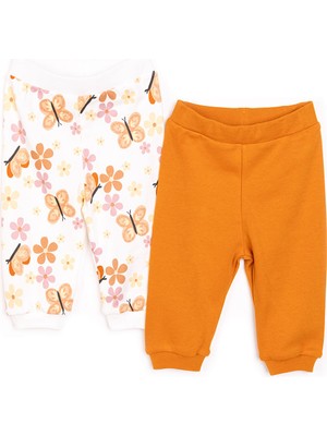 HelloBaby Basic Kız Kelebek Desenli 2li Patiksiz Alt Kız Bebek