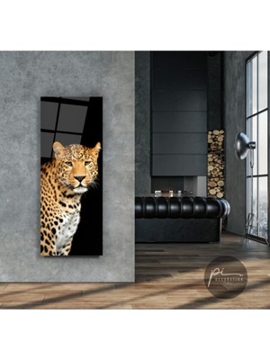 Marsilyan- Leopar Panoramik Cam Tablo