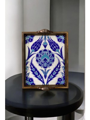 Eporselen El Yapımı Sunumluk Tepsi ( 20 cm x 25 cm )