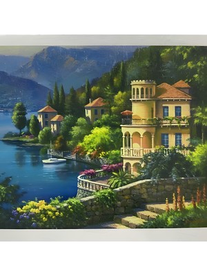 5d Yapışan Boncuk Goblen 30 x 40 cm Mozaik Tablo Pano 60130