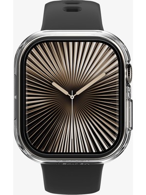 Spigen Apple Watch 46mm Seri 11/10 ile Uyumlu Kılıf Thin Fit Crystal Clear - ACS08602