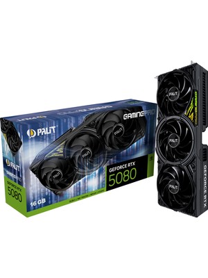 Palit Nvidia Geforce RTX5080 Gamingpro 16GB 256BIT Gddr7 Ekran Kartı NE75080019T2-GB2031A